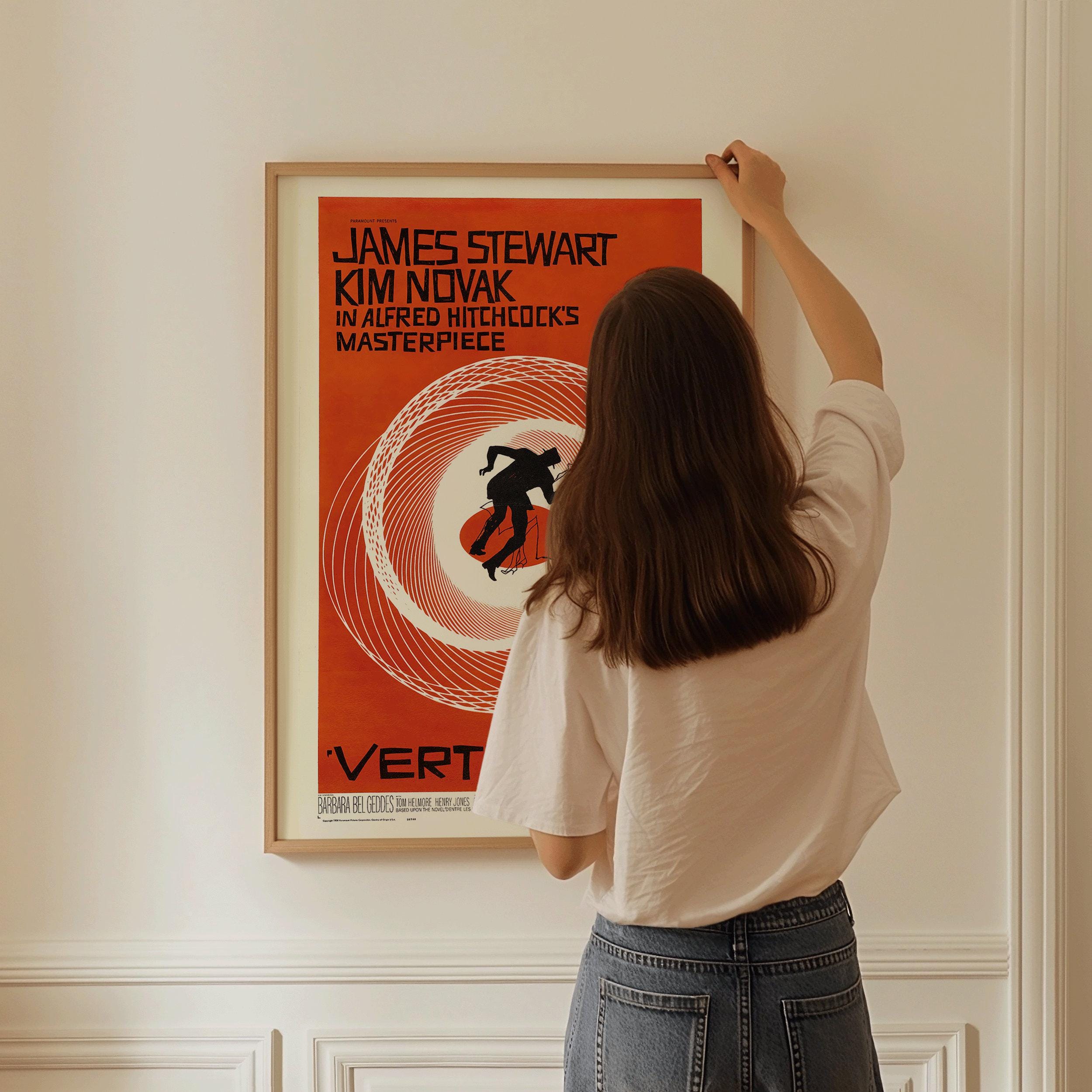 Alfred Hitchcock's Vertigo | Classic, Vintage Minimalist Movie Poster Designed by Saul Blass (available handframed or unframed) - 9ArtPrints