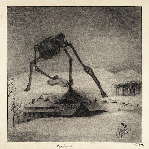 Alfred Kubin — The Plague | Symbolist Fine Art Print - 9ArtPrints