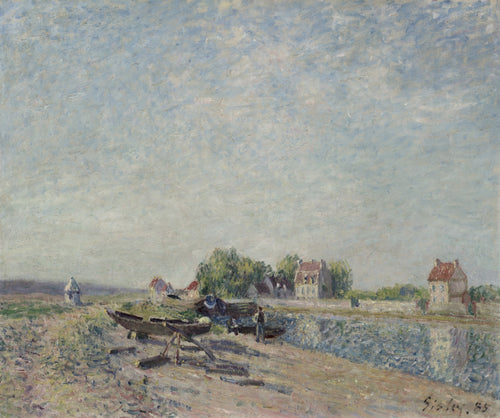 Alfred Sisley — Saint-Mammès, Loing Canal | Fine Art Print