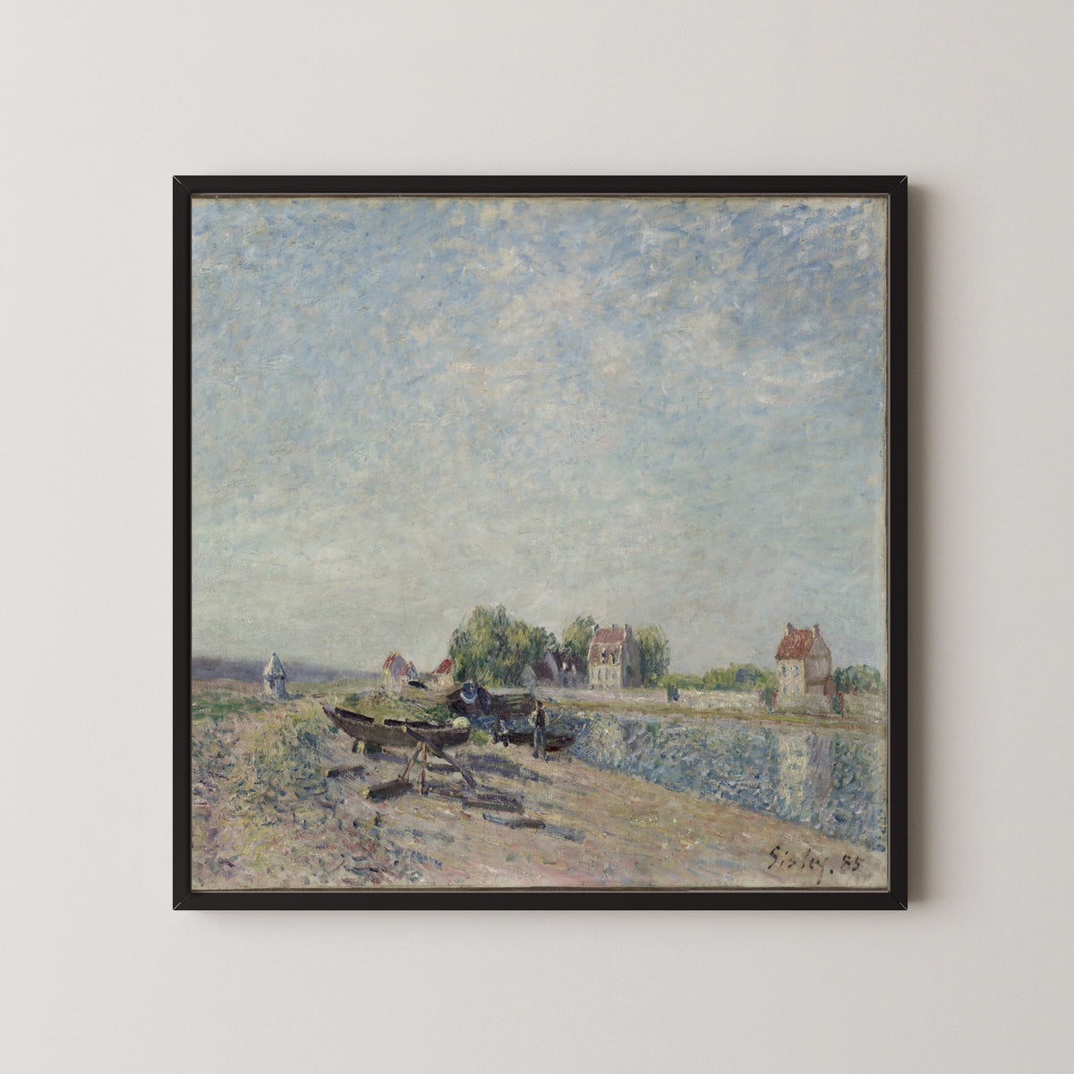 Alfred Sisley — Saint-Mammès, Loing Canal | Fine Art Print