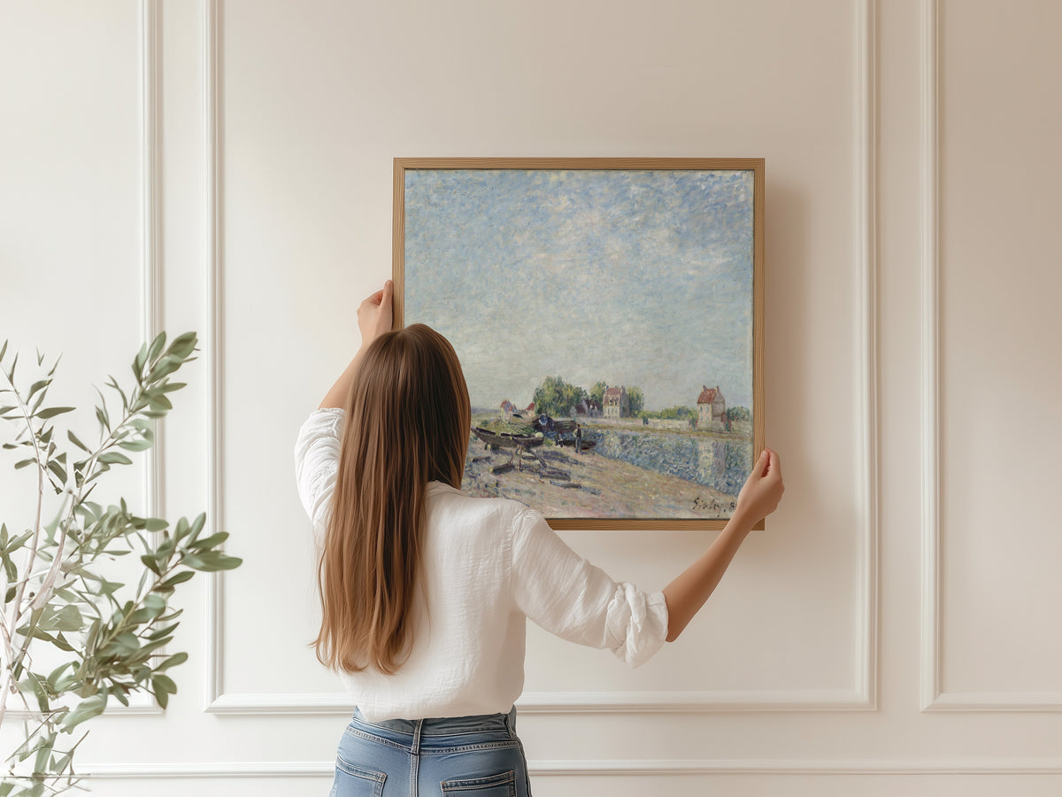 Alfred Sisley — Saint-Mammès, Loing Canal | Fine Art Print