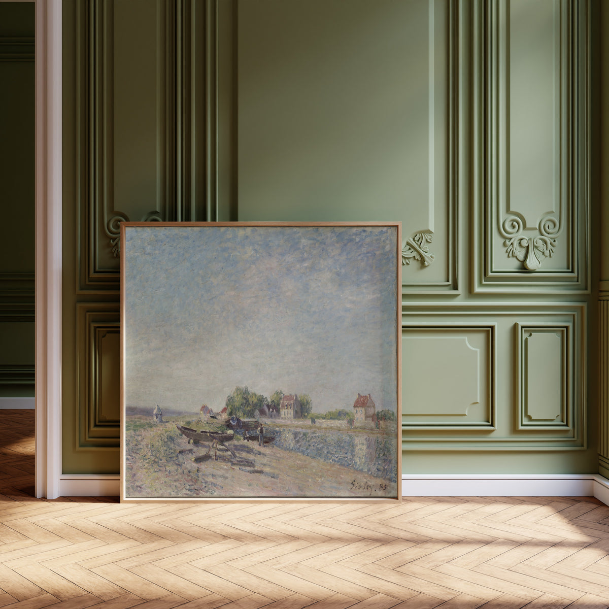 Alfred Sisley — Saint-Mammès, Loing Canal | Fine Art Print