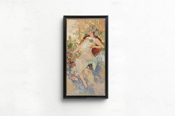 Alphonse Mucha — Les Saisons: Autumn | Art Nouveau Poster Print