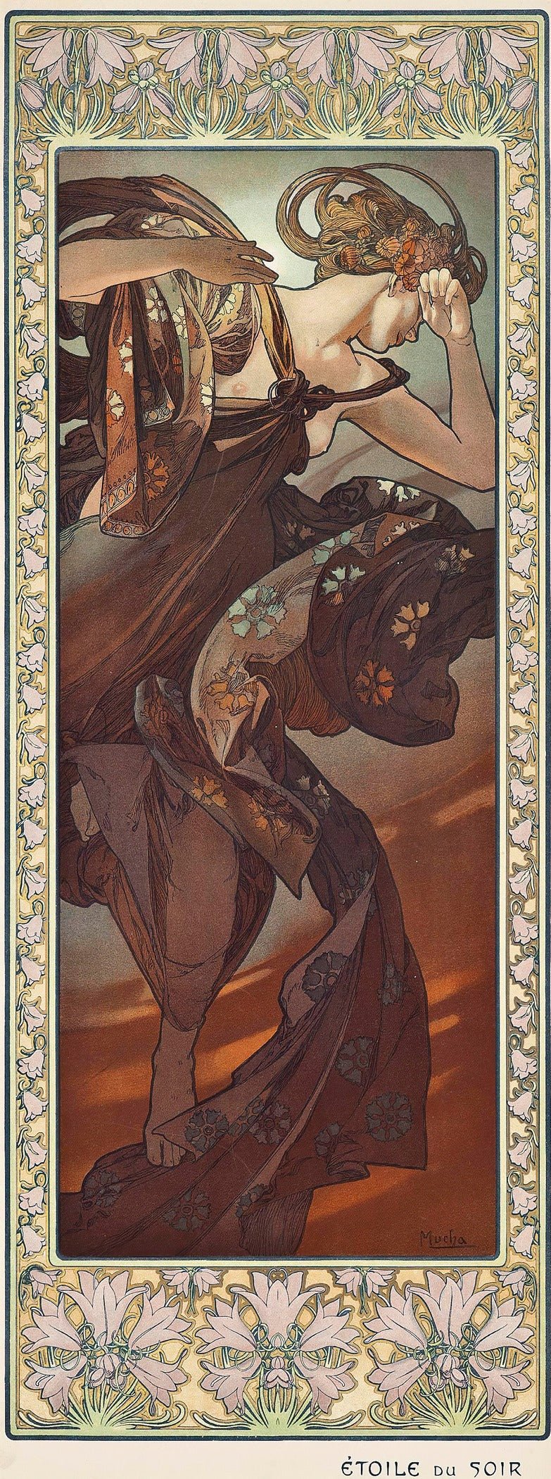 Alphonse Mucha — L'Étoile du Soir | Art Nouveau Evening Star Print - 9ArtPrints