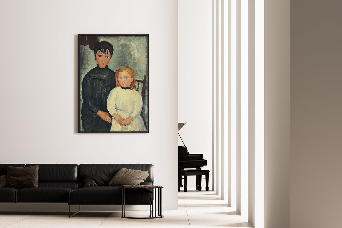 Amedeo Modigliani — The Two Girls | Fine Art Print