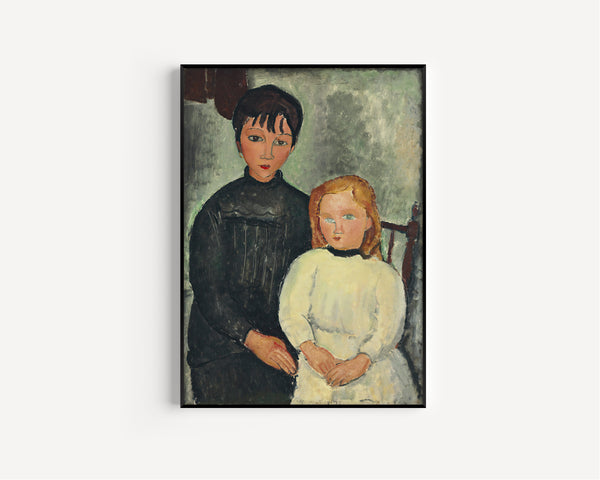 Amedeo Modigliani — The Two Girls | Fine Art Print