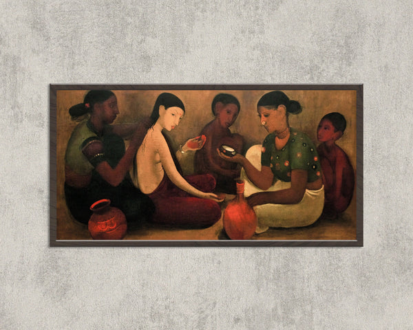 Amrita Sher-Gil — Bride's Toilet | Fine Art Giclée Print