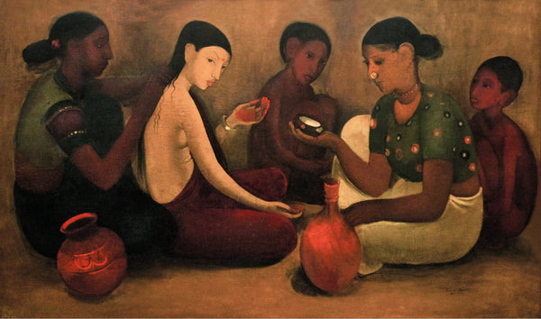 Amrita Sher-Gil — Bride's Toilet | Fine Art Giclée Print