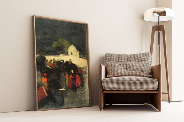 Amrita Sher-Gil — Elephant Promenade | Fine Art Giclée Print