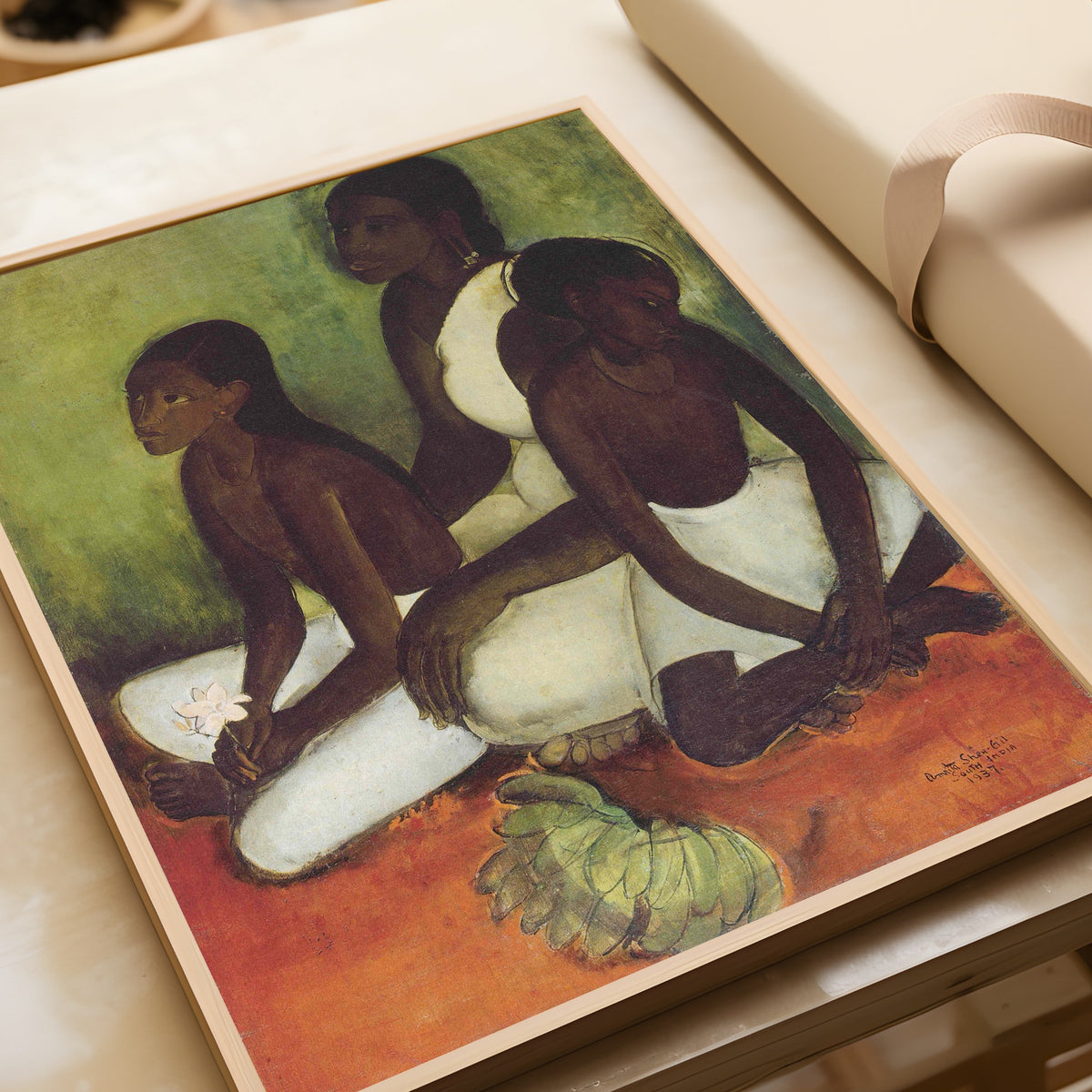 Amrita Sher-Gil — Fruit Vendors | Fine Art Giclée Print - 9ArtPrints