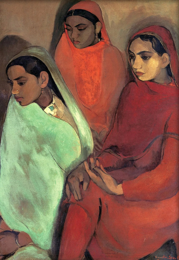Amrita Sher-Gil — Group of Girls | Fine Art Giclée Print