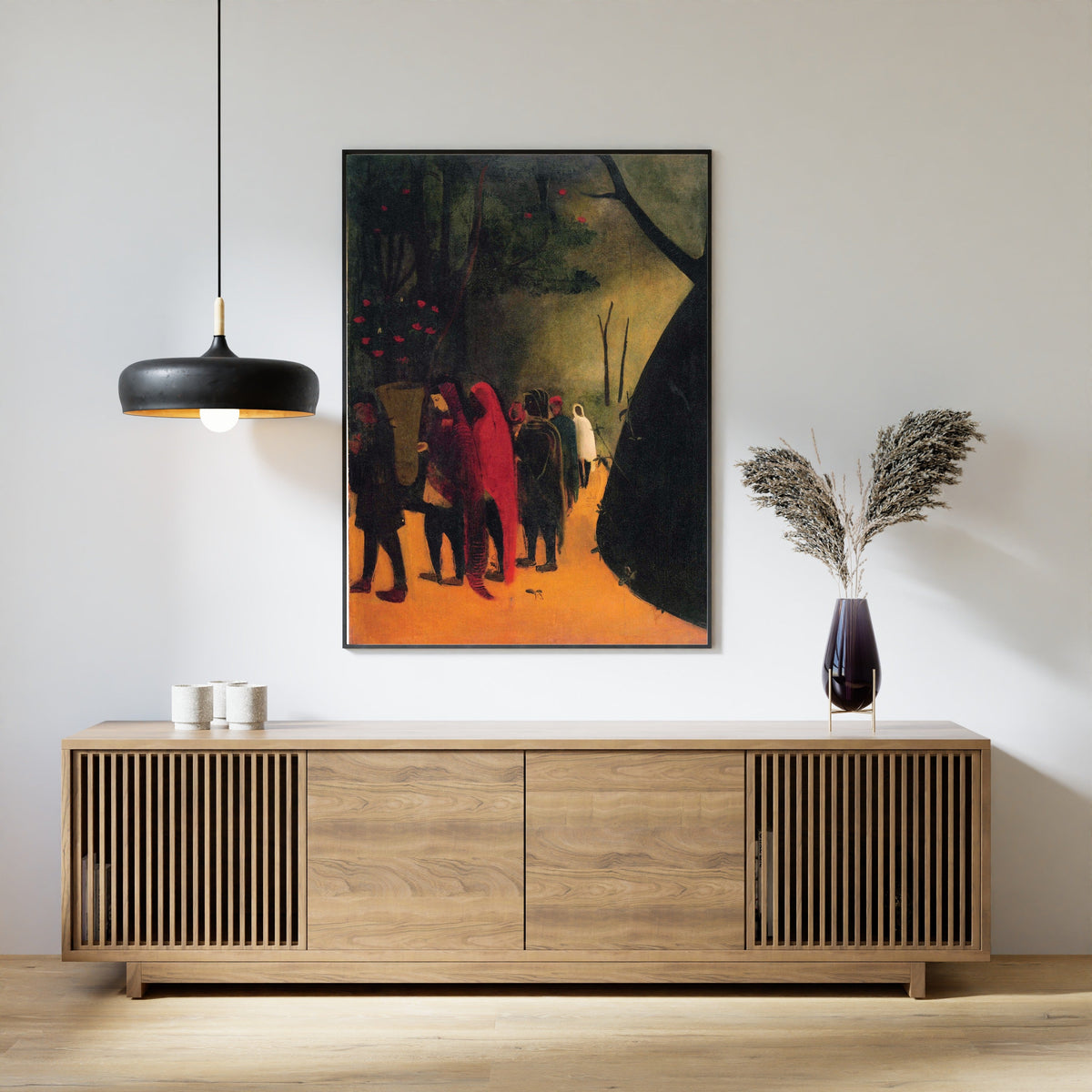 Amrita Sher-Gil — Hill Scene | Fine Art Giclée Print - 9ArtPrints