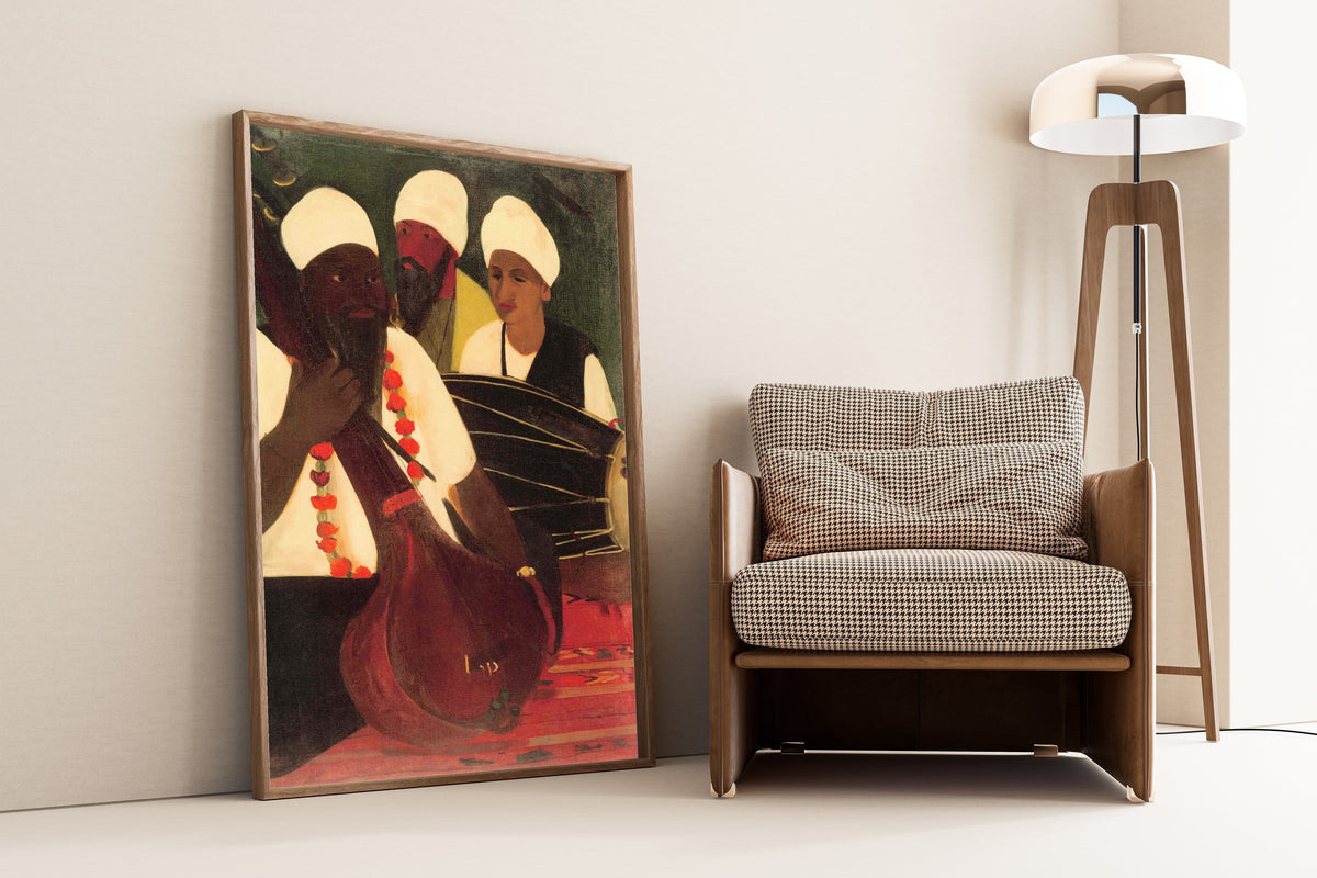 Amrita Sher-Gil — Musicians | Fine Art Giclée Print - 9ArtPrints