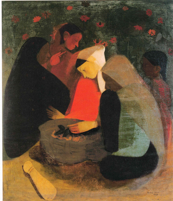 Amrita Sher-Gil — Resting | Fine Art Giclée Print