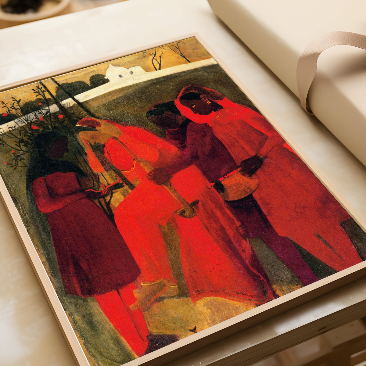 Amrita Sher-Gil — The Swing | Fine Art Giclée Print - 9ArtPrints