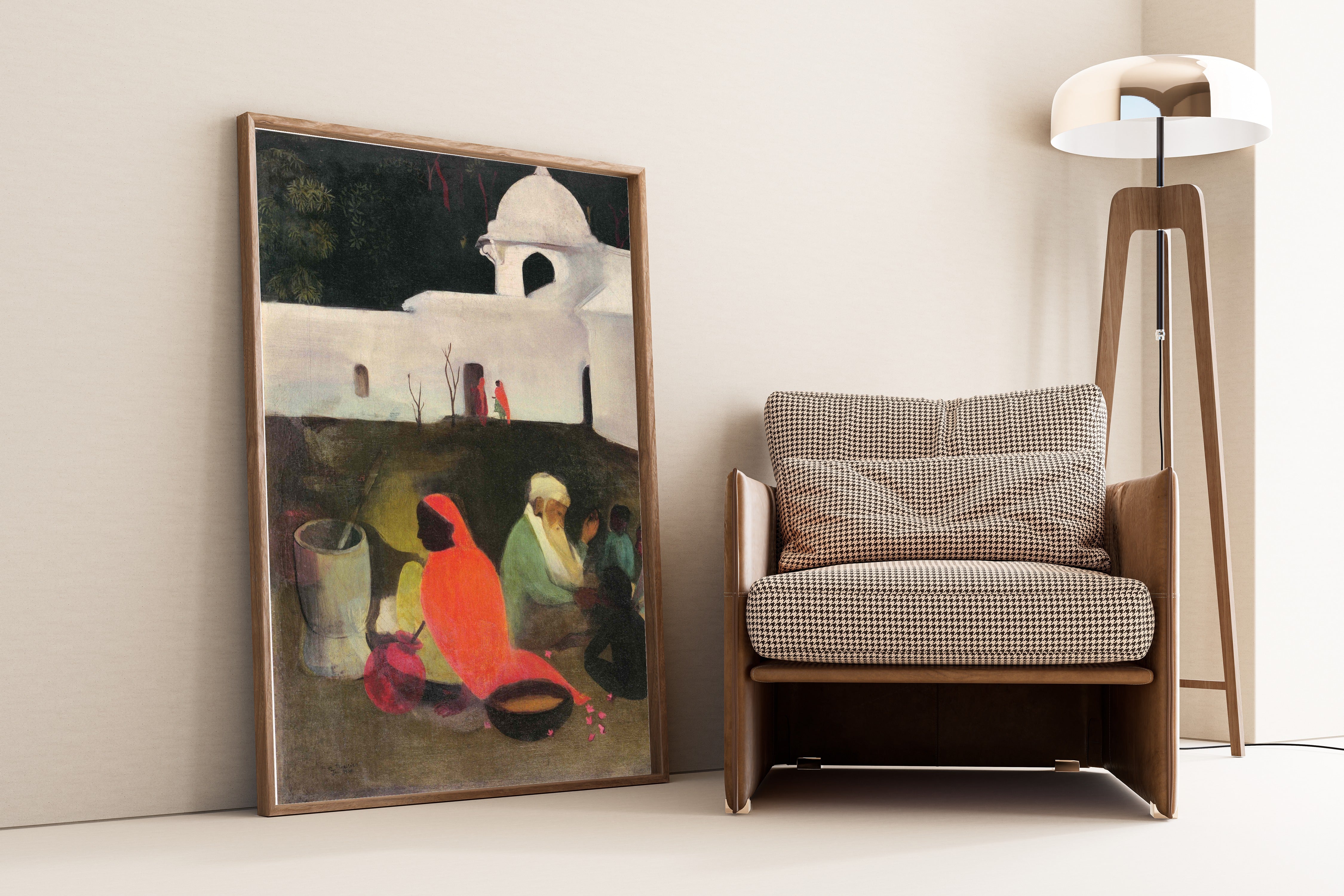 Amrita Sher-Gil — Ancient Story Teller | Fine Art Giclée Print
