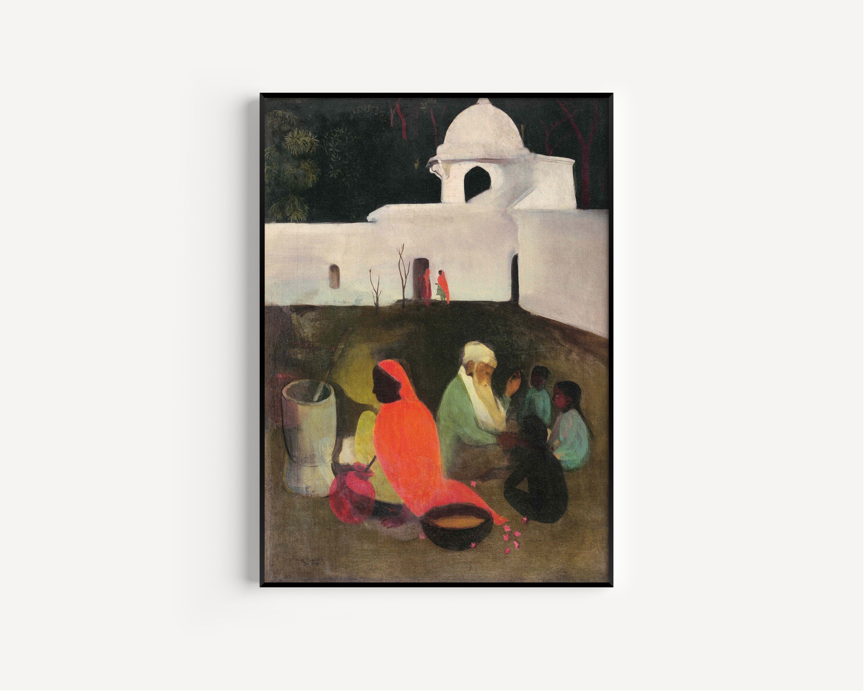 Amrita Sher-Gil — Ancient Story Teller | Fine Art Giclée Print