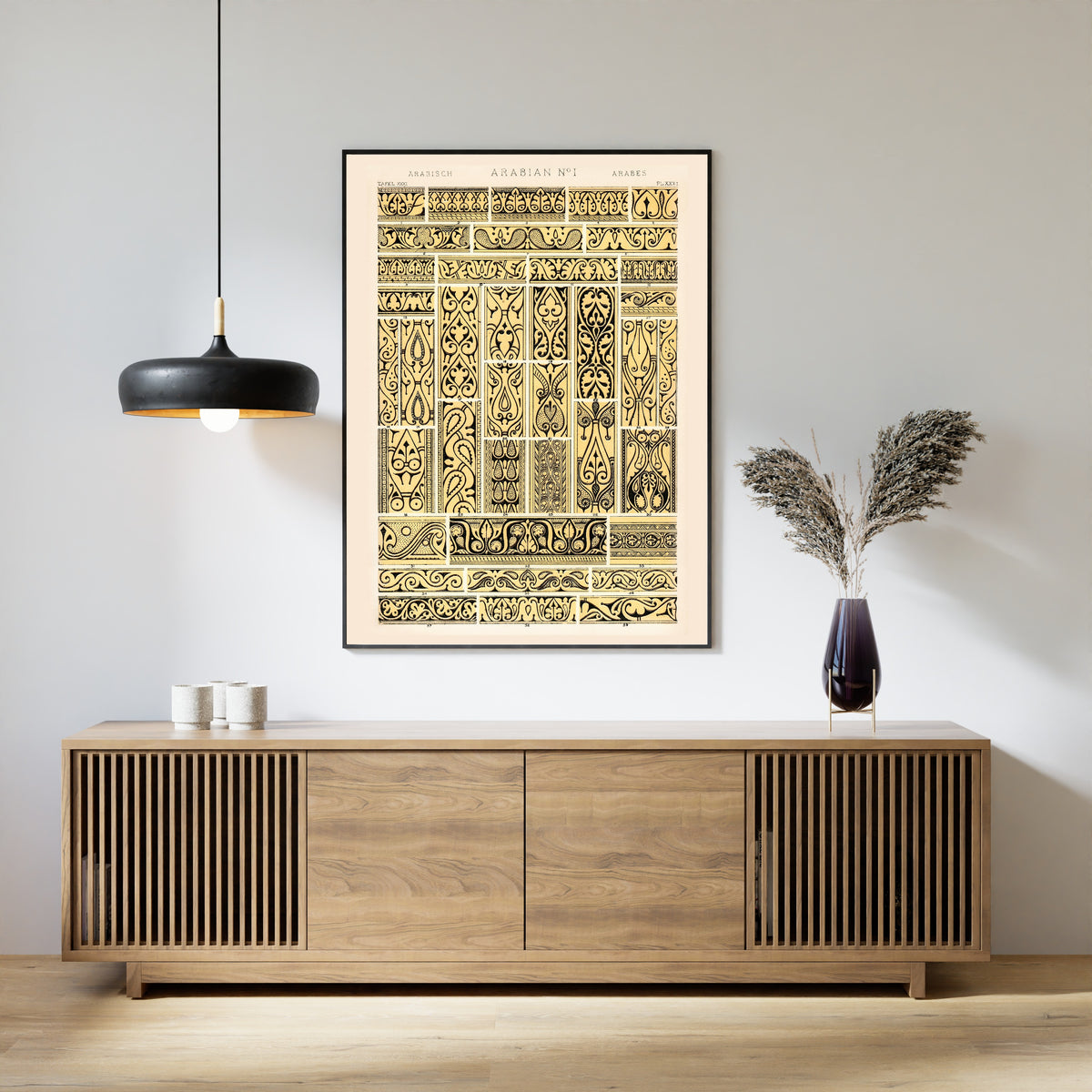 Owen Jones — Arabian No. 1, from The Grammar of Ornament | Ornament Plate Print