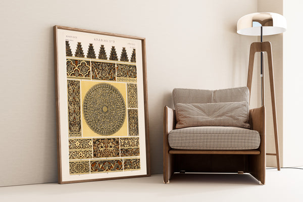 Owen Jones — Arabian No. 3, from The Grammar of Ornament | Ornament Plate Print