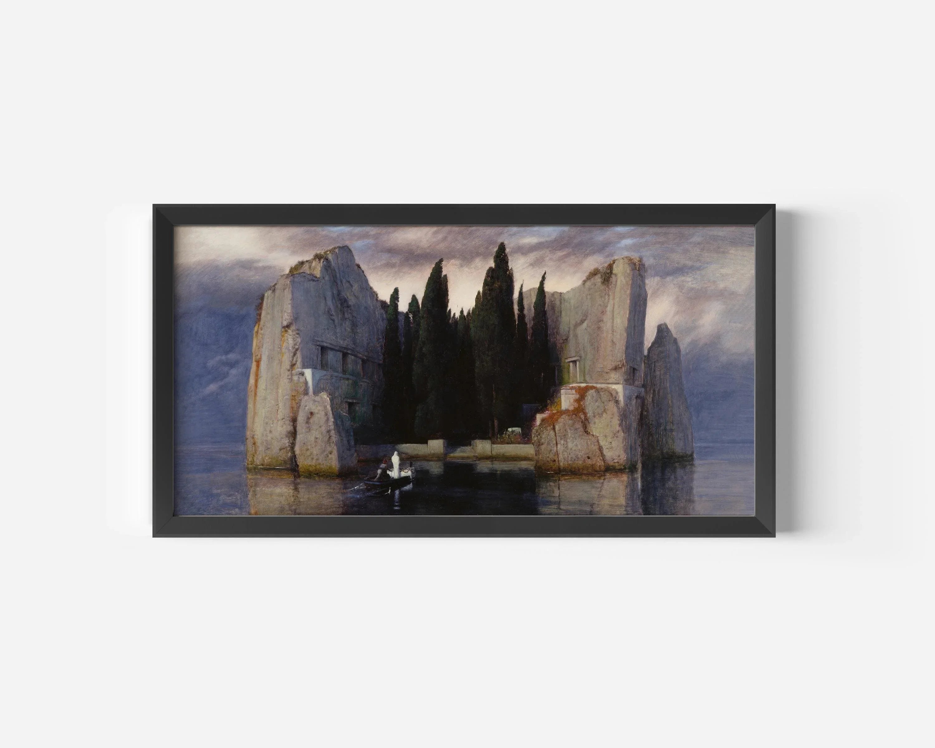 Arnold B√∂cklin - The Isle of the Dead | Eerie and Evocative Symbolist Art | PRINT | Available framed 2x1 - 9ArtPrints
