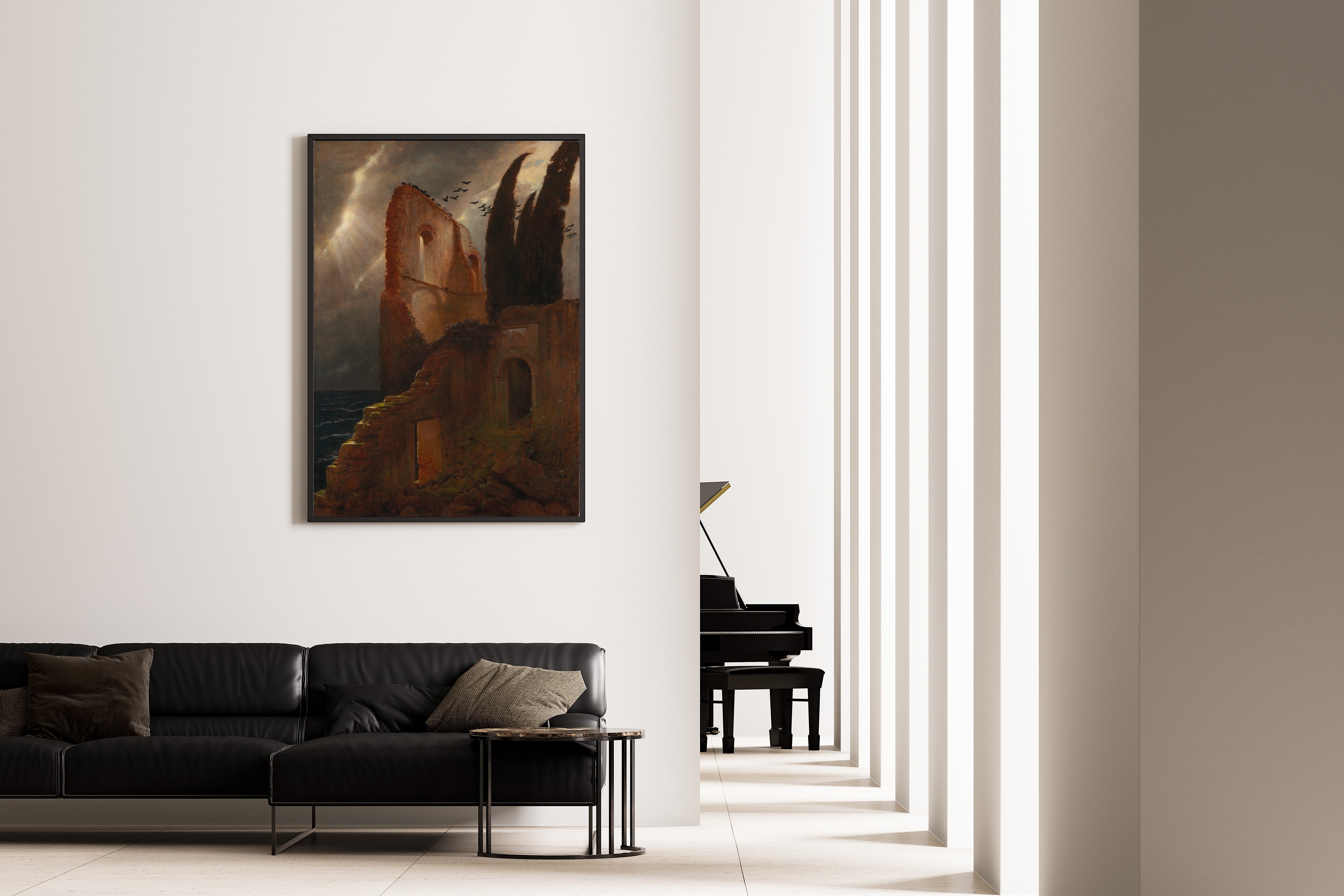 Arnold Böcklin — Ruin by the Sea | Fine Art Giclée Print - 9ArtPrints