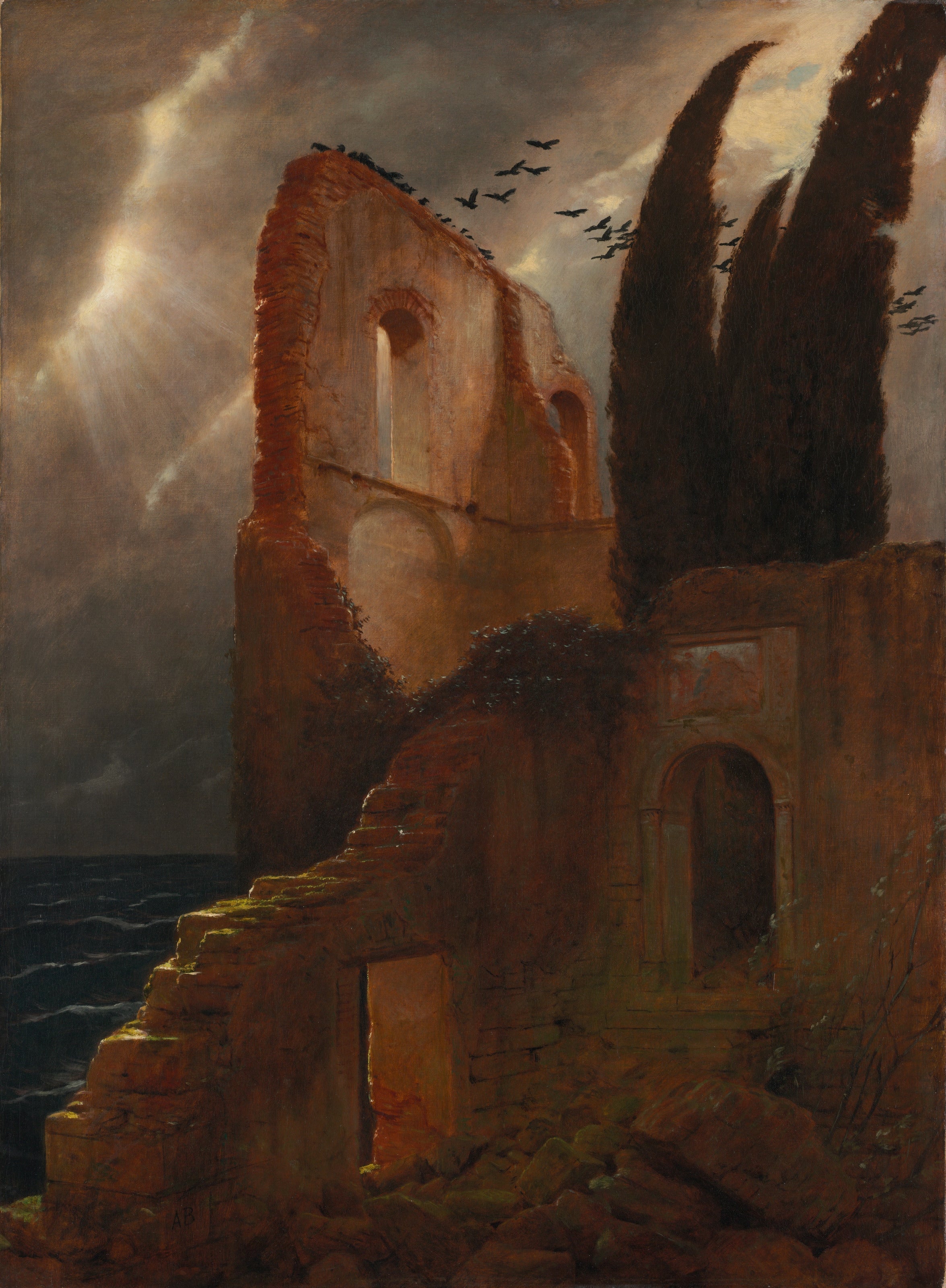 Arnold Böcklin — Ruin by the Sea | Fine Art Giclée Print - 9ArtPrints