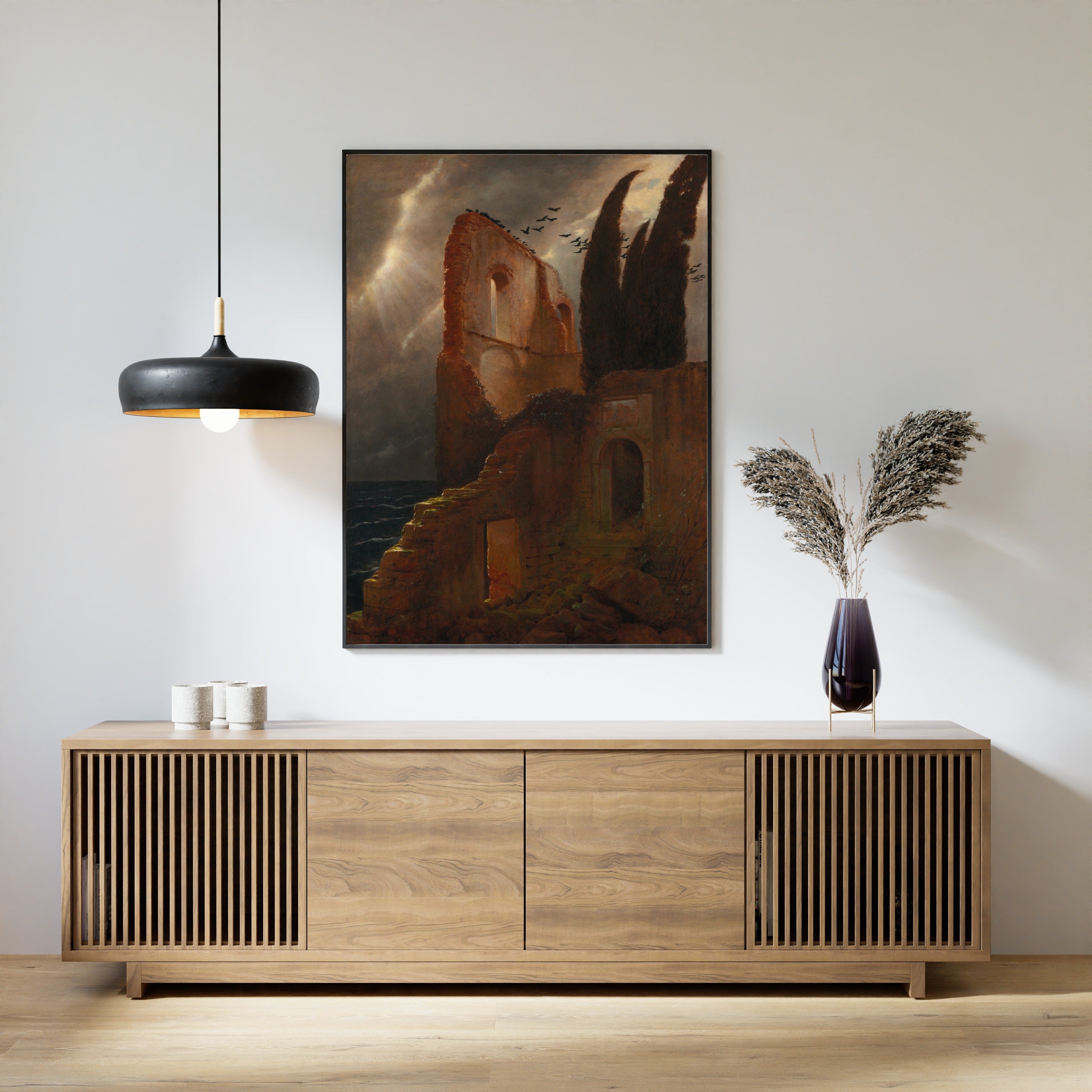 Arnold Böcklin — Ruin by the Sea | Fine Art Giclée Print - 9ArtPrints