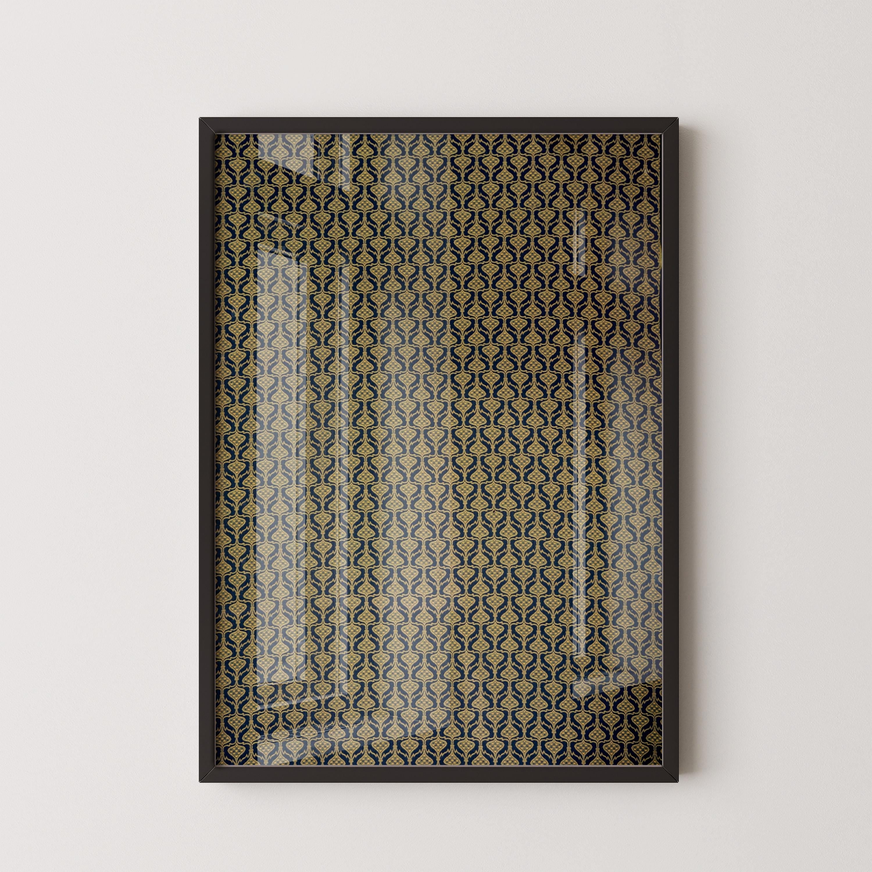 Arthur Heygate Mackmurdo - Wallpaper Panel PREMIUM GICLÉE PRINT | Vintage Victorian Pattern Art (available handframed or unframed) - 9ArtPrints