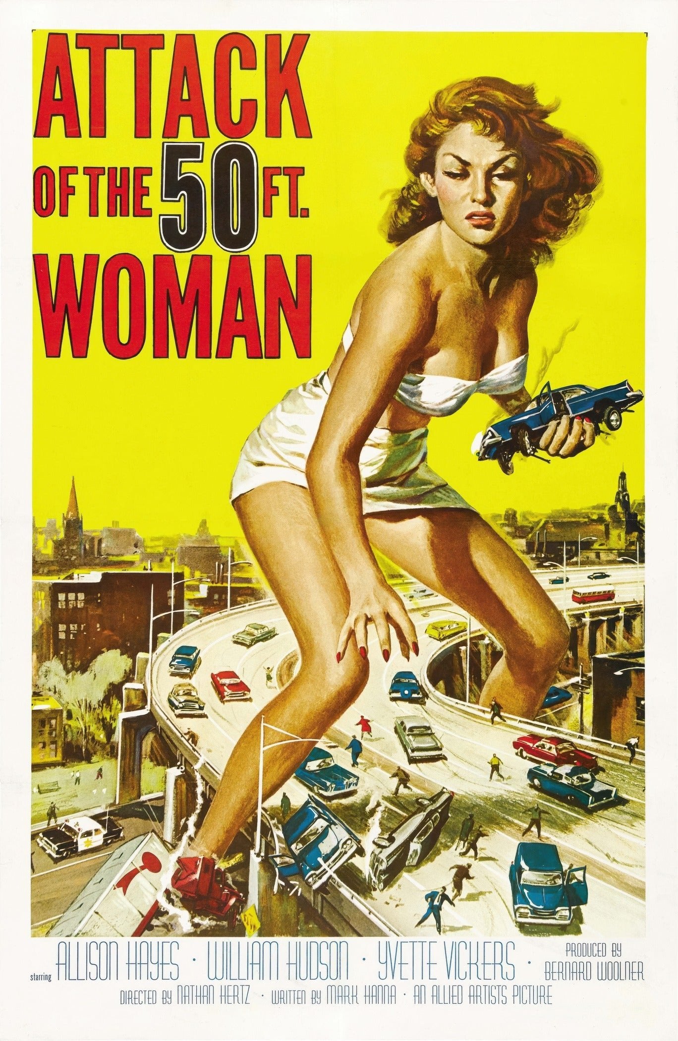 Attack of the 50 Foot Woman (1958) | Vintage Sci-Fi Movie Poster Print - 9ArtPrints