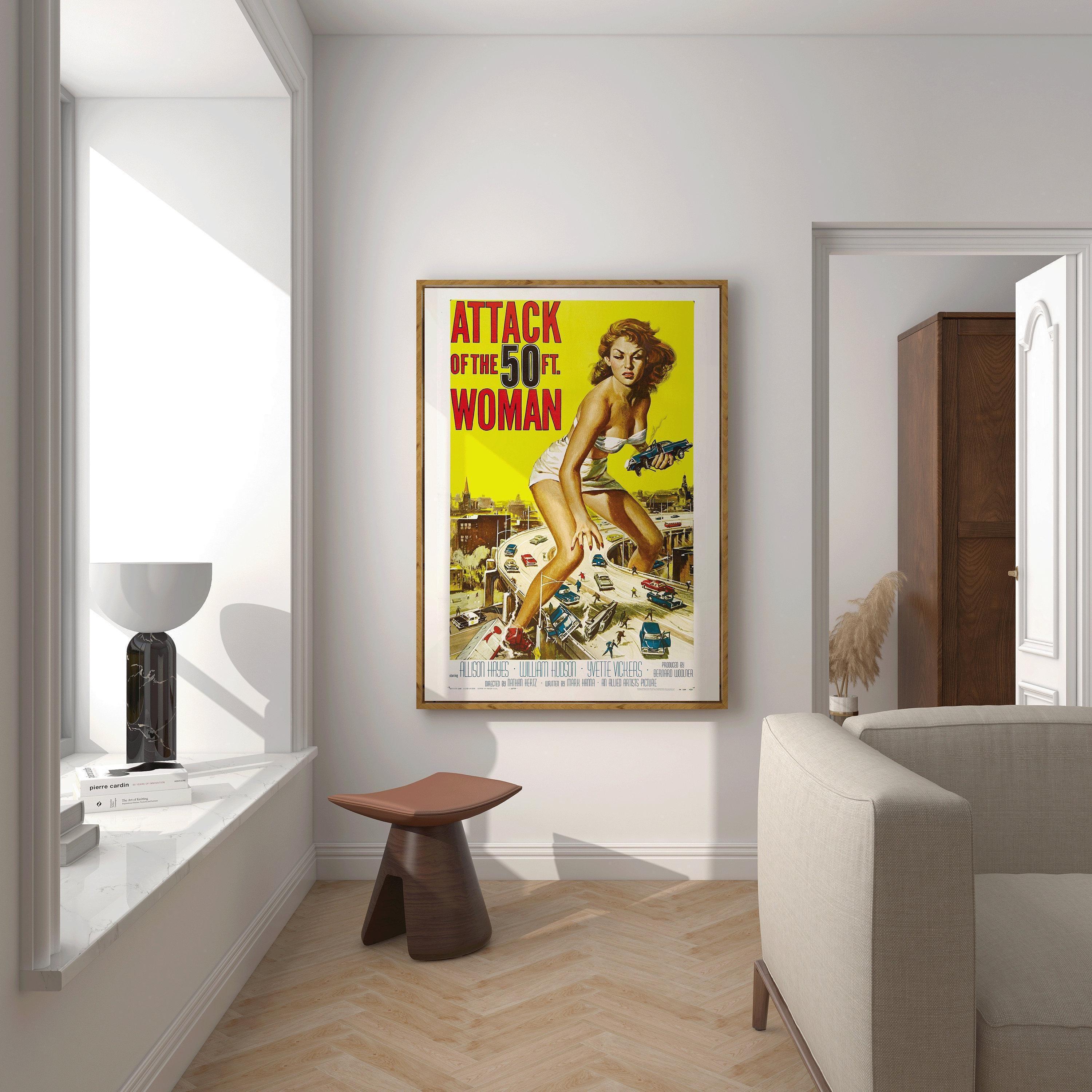 Attack of the 50 Foot Woman | Vintage Movie Poster (available handframed or unframed) - 9ArtPrints