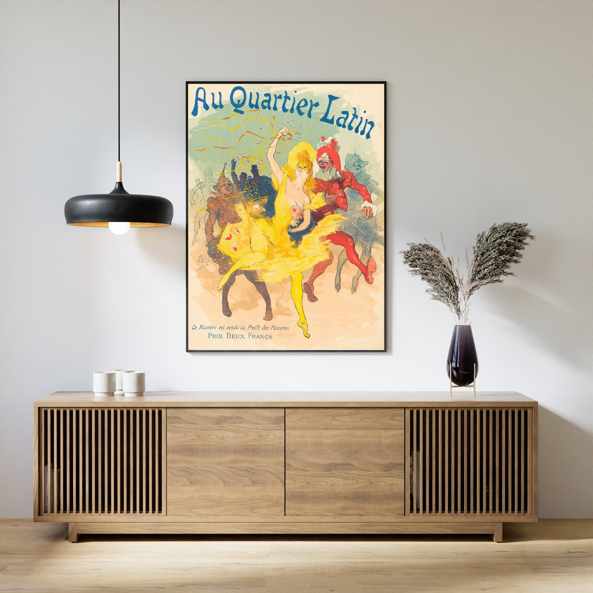 Jules Chéret — Au Quartier Latin | Vintage Poster Print