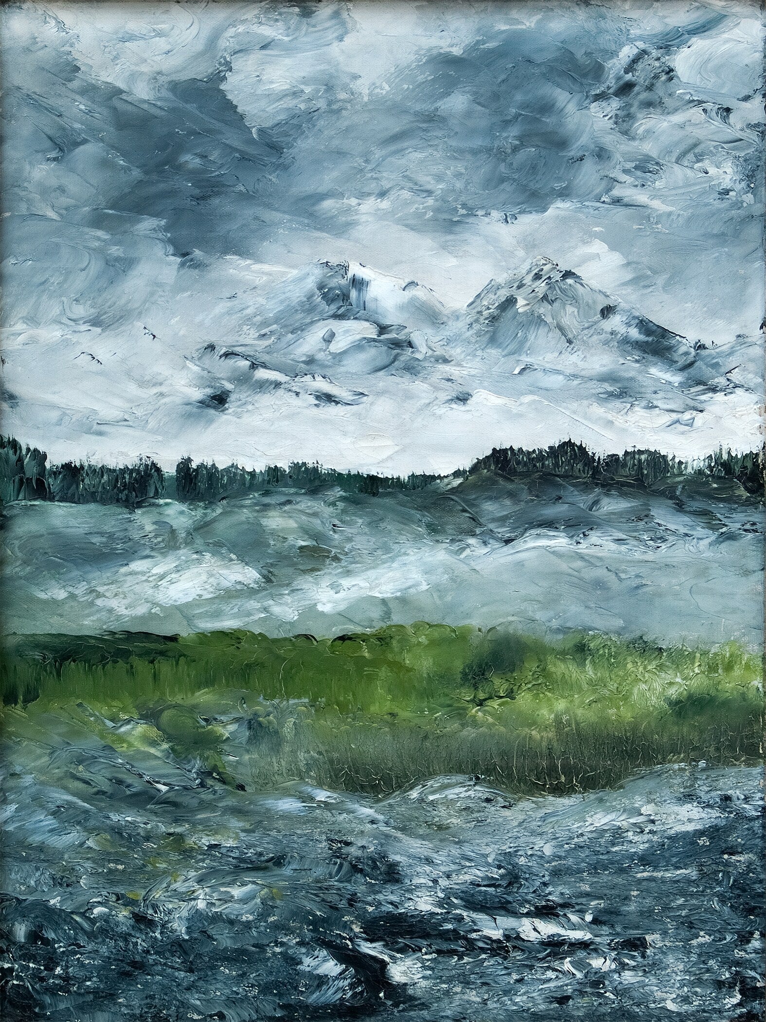August Strindberg — Landscape Study | Swedish Expressionist Print - 9ArtPrints