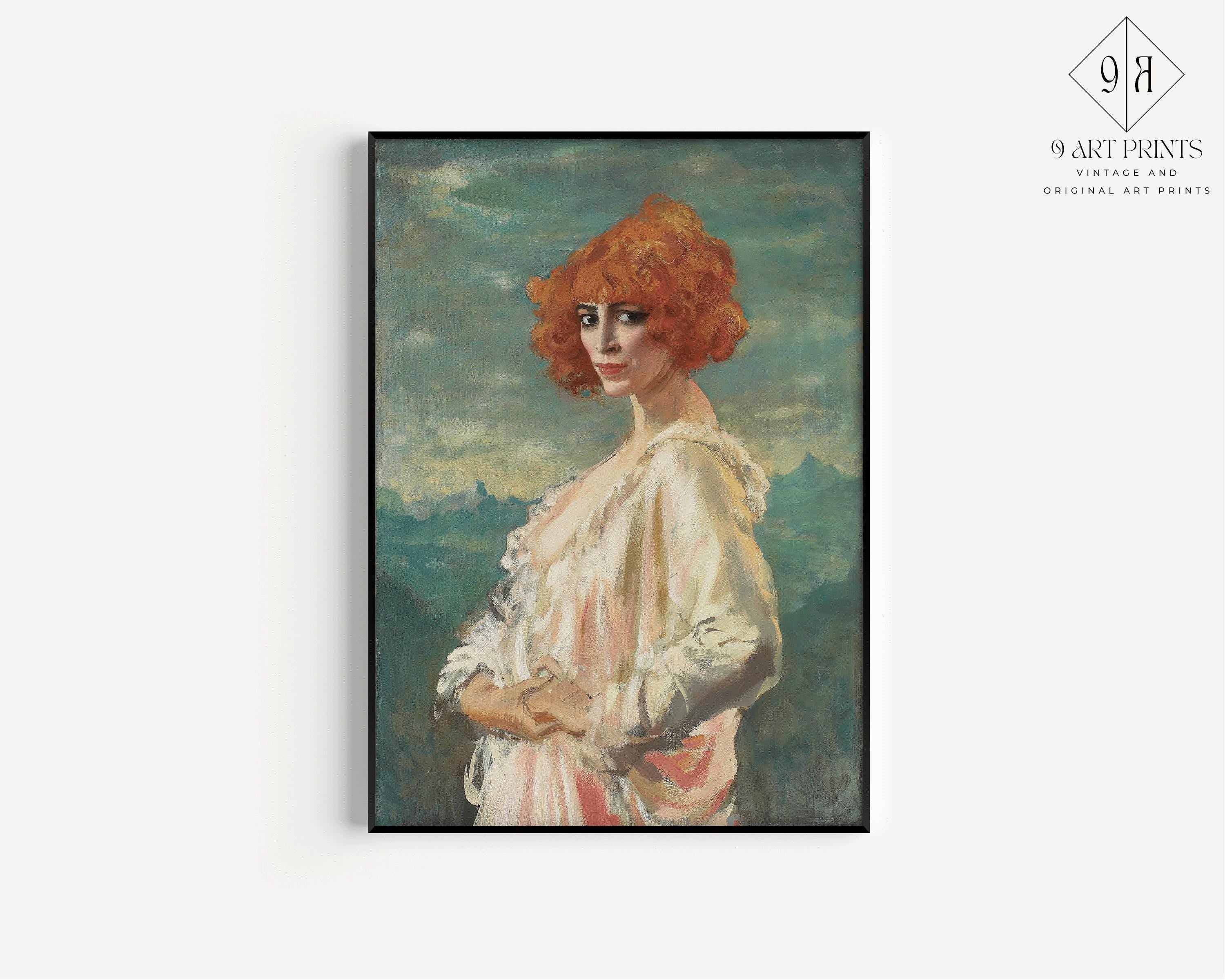 Augustus John - The Marchesa Casati | Vintage Portrait Wall Art (available handframed or unframed) - 9ArtPrints