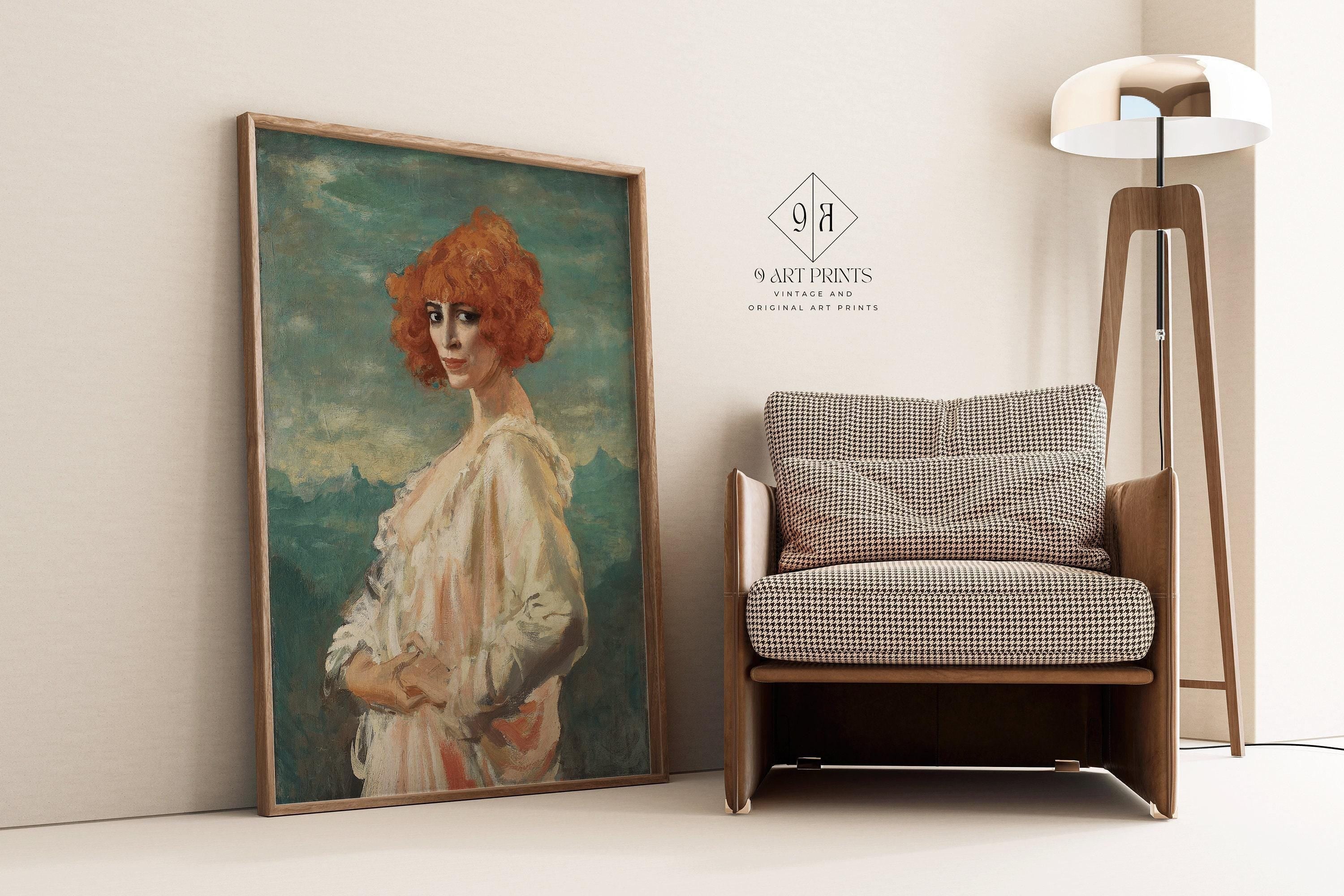 Augustus John - The Marchesa Casati | Vintage Portrait Wall Art (available handframed or unframed) - 9ArtPrints