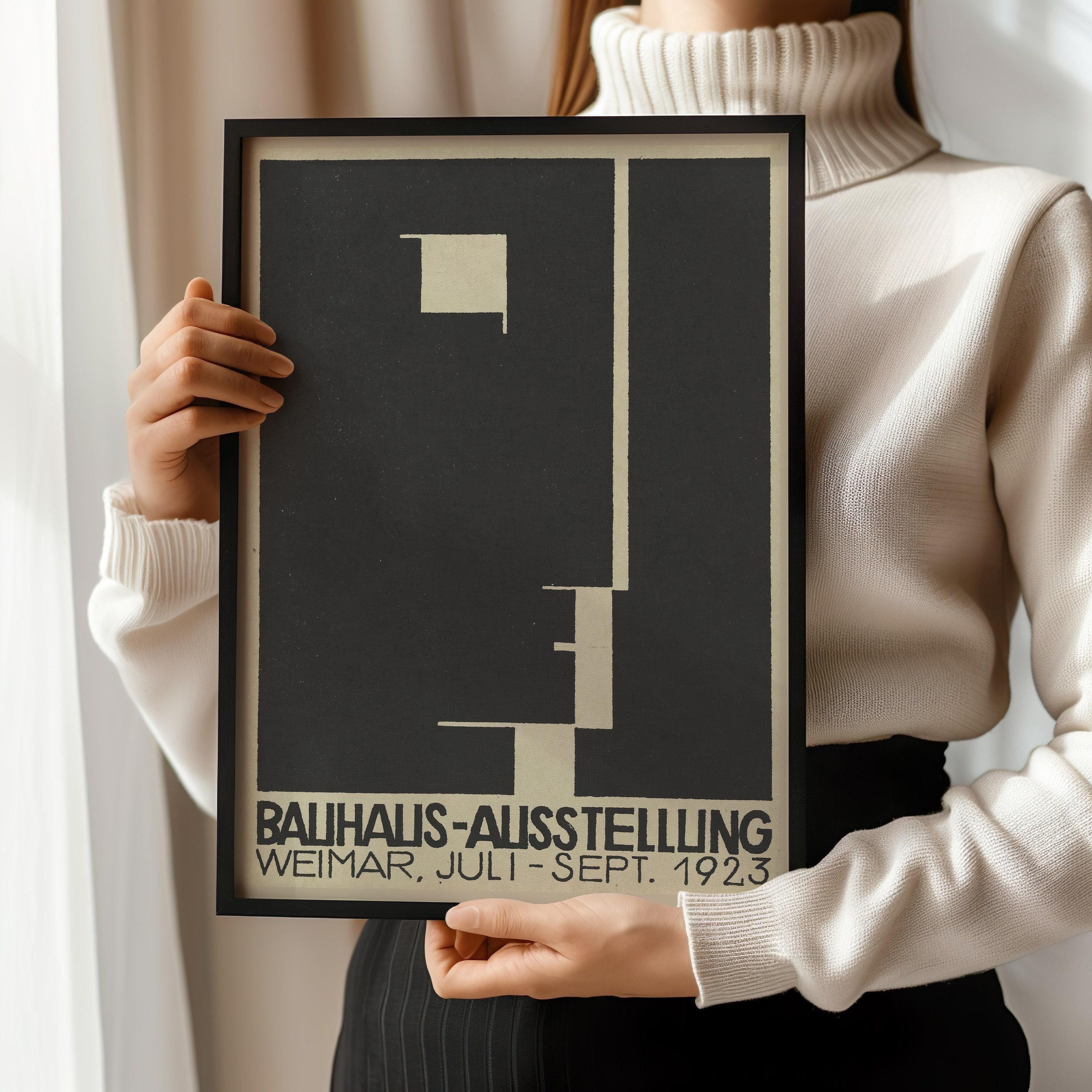 Bauhaus - Ausstellung 1923 PREMIUM GICLÉE PRINT | Our All - time Bestselling Vintage Mid - Century Modern Poster (available unframed or framed) - 9ArtPrints