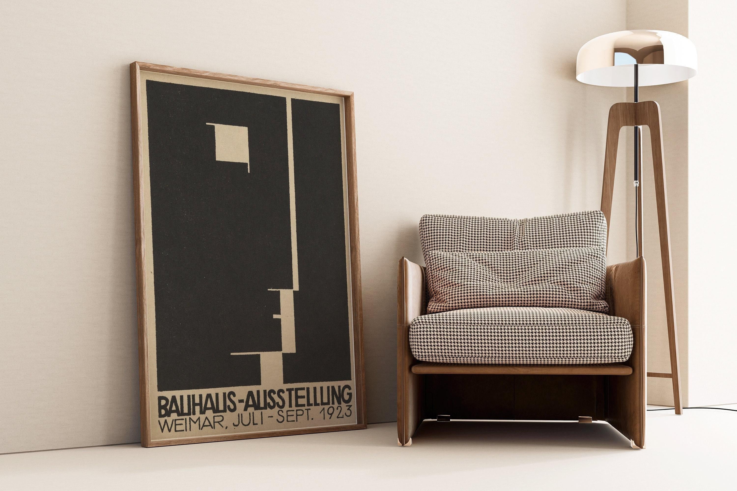 Bauhaus - Ausstellung 1923 PREMIUM GICLÉE PRINT | Our All - time Bestselling Vintage Mid - Century Modern Poster (available unframed or framed) - 9ArtPrints