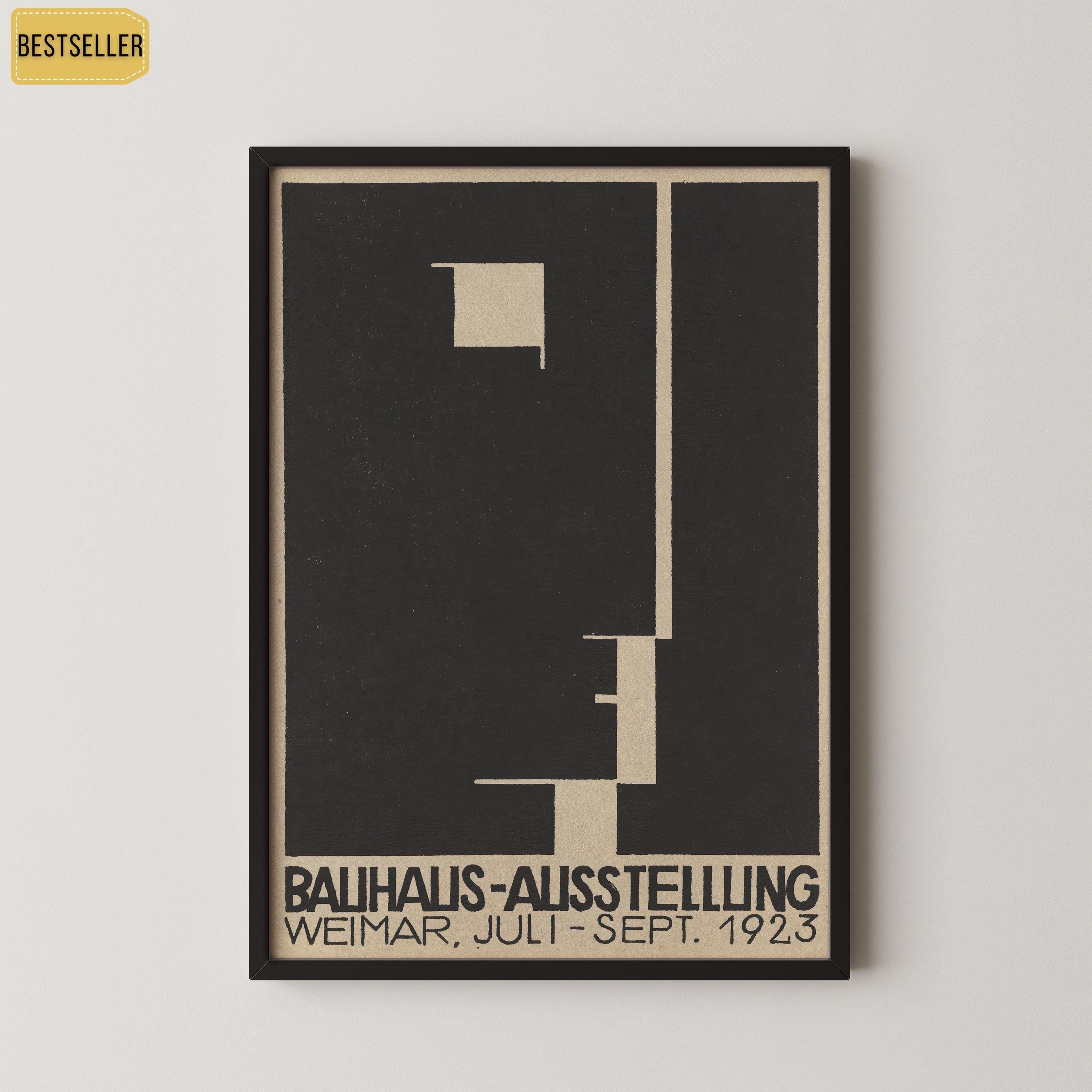 Bauhaus - Ausstellung 1923 PREMIUM GICLÉE PRINT | Our All - time Bestselling Vintage Mid - Century Modern Poster (available unframed or framed) - 9ArtPrints