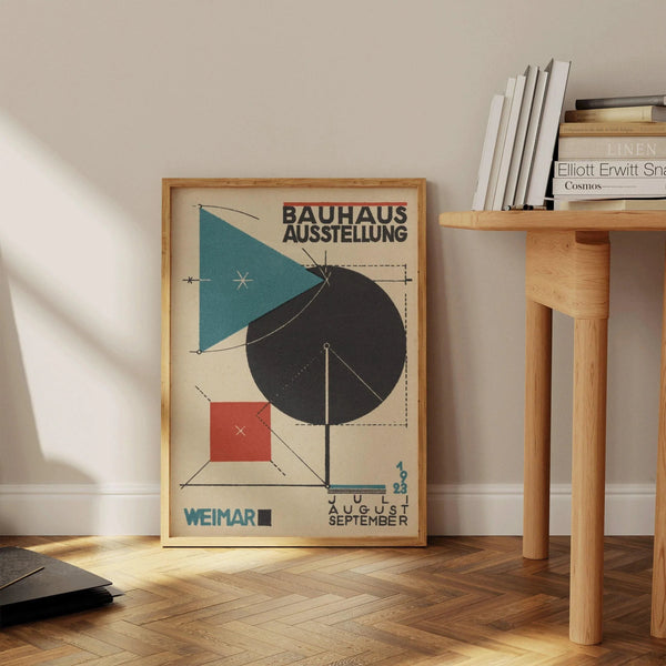 Bauhaus — Ausstellung | Triangle, Circle & Square Exhibition Print