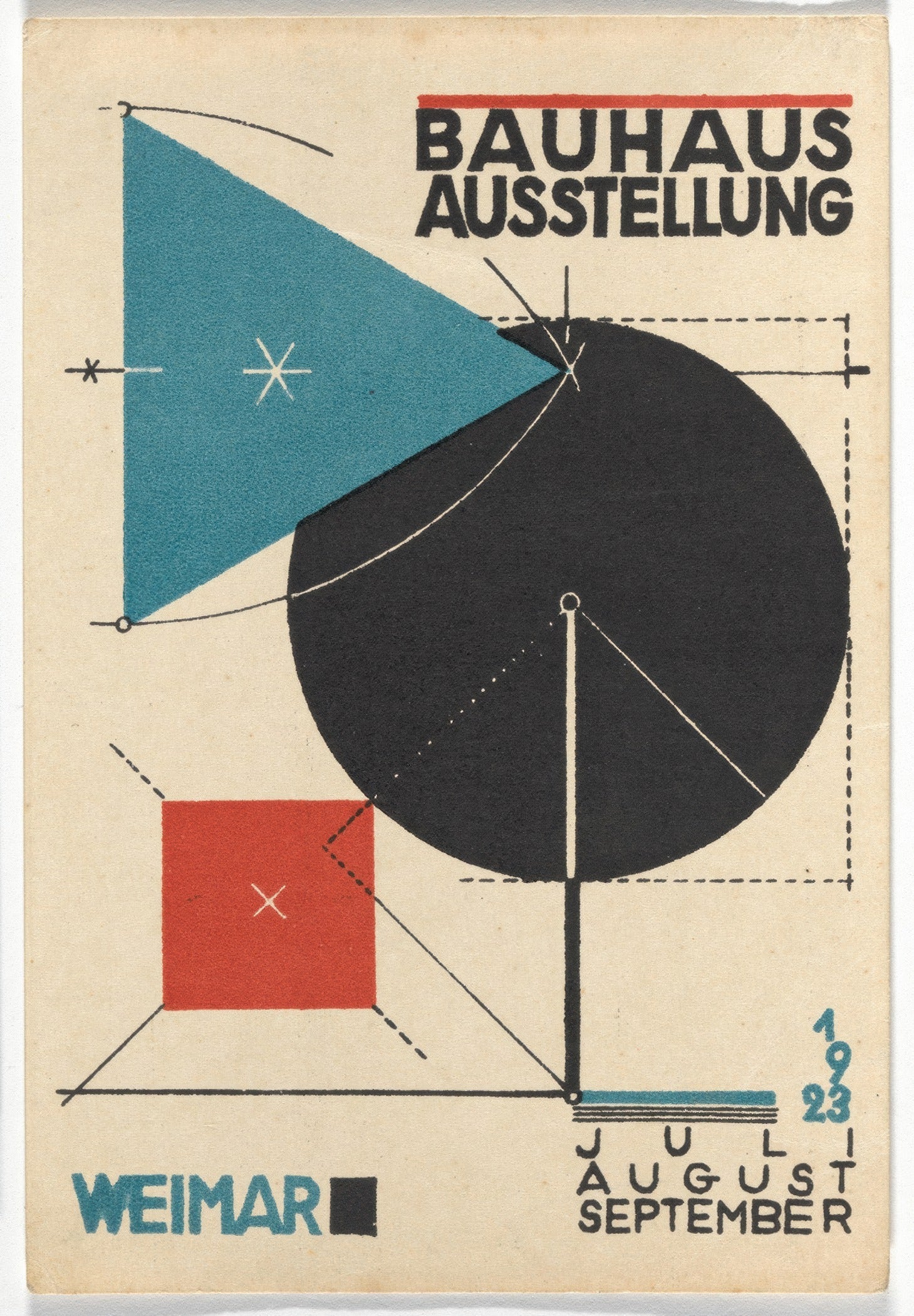 Bauhaus — Ausstellung | Triangle, Circle & Square Exhibition Print - 9ArtPrints
