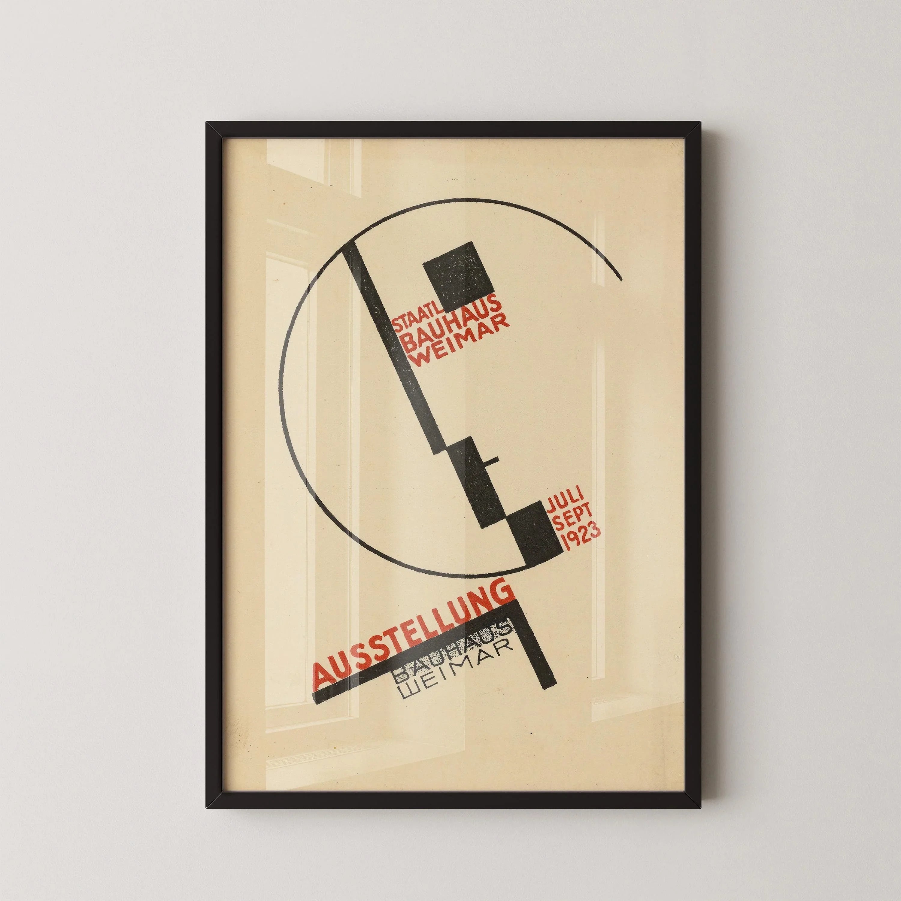 Bauhaus Exhibition Poster: Vintage Mid - Century Modern Art Print - 9ArtPrints