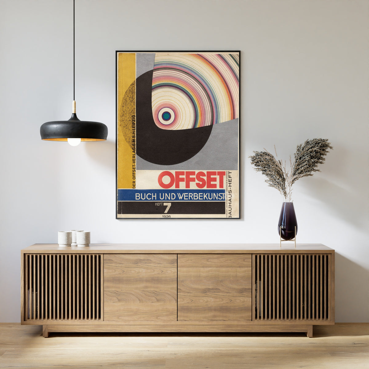 Bauhaus Magazine Cover Art Print: Joost Schmidt Mid - Century Modern - 9ArtPrints