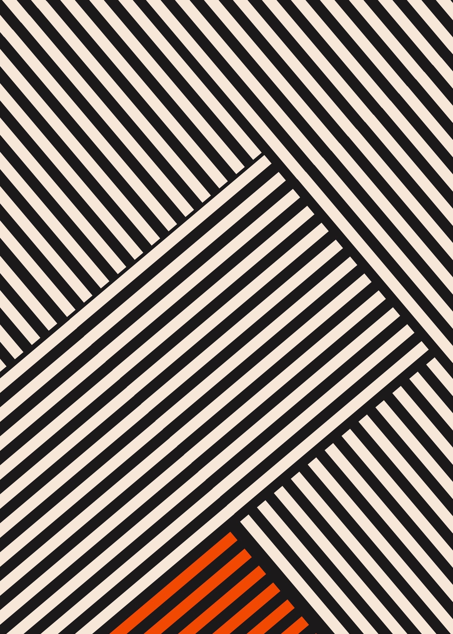 Bauhaus — Stripes | Mid-Century Modern Fine Art Print - 9ArtPrints