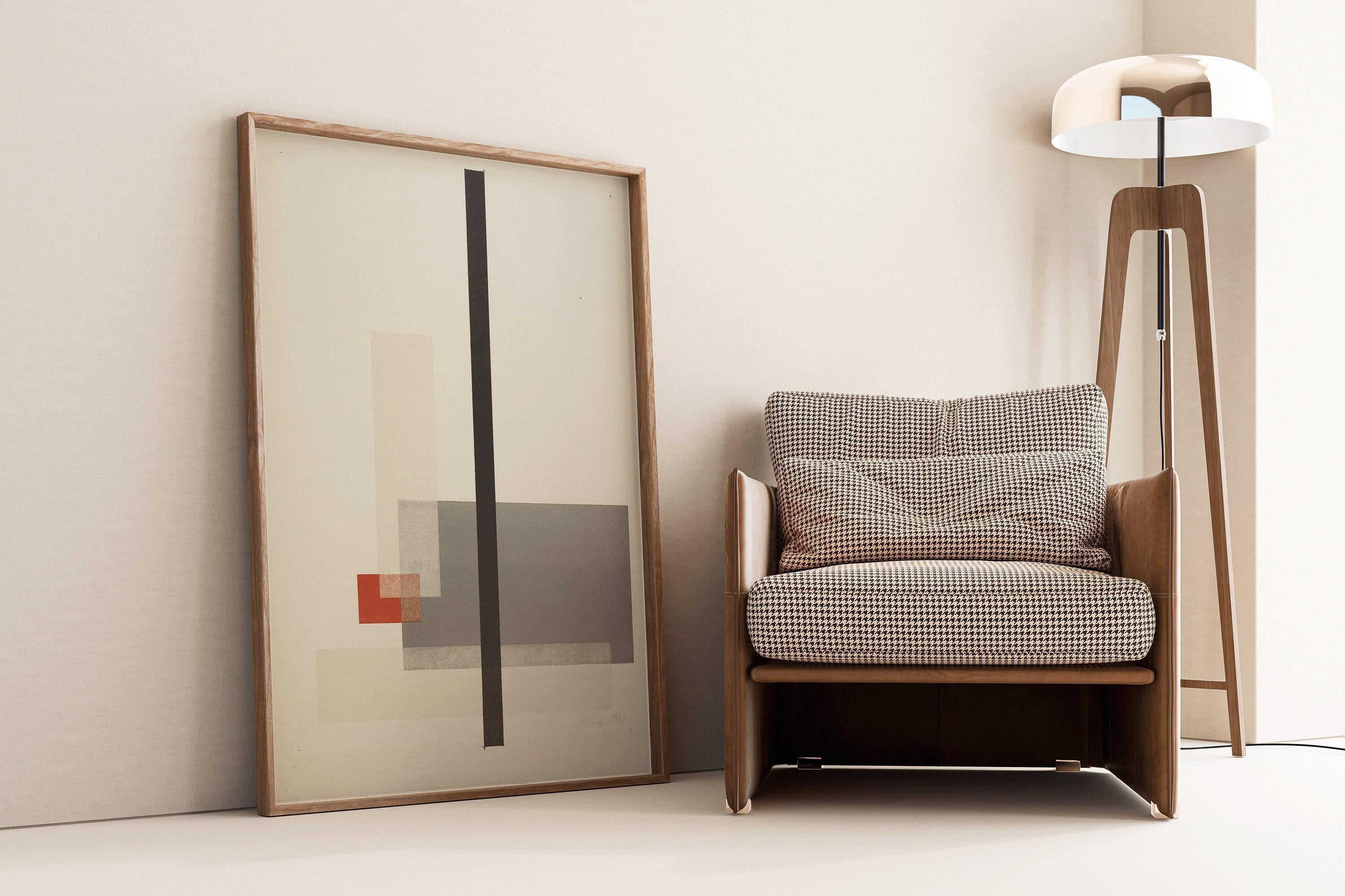 Bauhaus Vintage Poster - Red Grey László Moholy - Nagy Art PREMIUM GICLÉE PRINT | Mid - Century Modern Art Print (available handframed) - 9ArtPrints