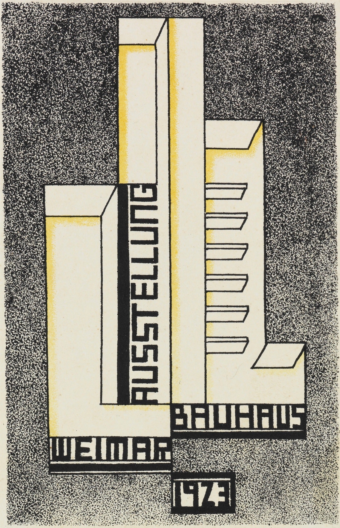 Bauhaus — Weimar Ausstellung 1923 | Mid-Century Modern Print in Neutral - 9ArtPrints