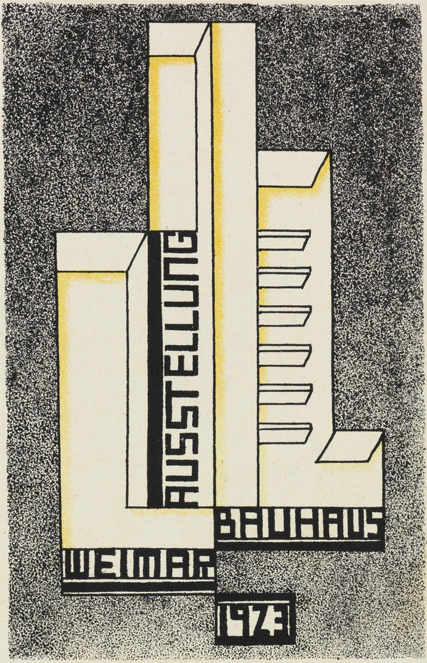 Bauhaus — Weimar Ausstellung 1923 | Mid-Century Modern Print in Neutral