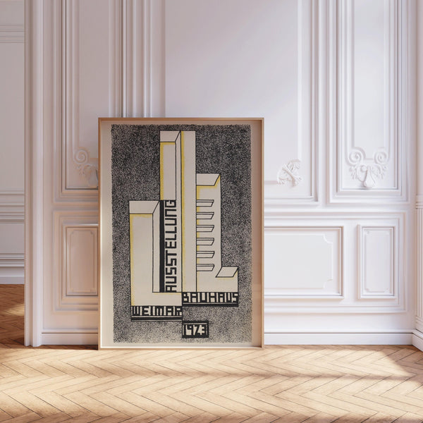 Bauhaus — Weimar Ausstellung 1923 | Mid-Century Modern Print in Neutral