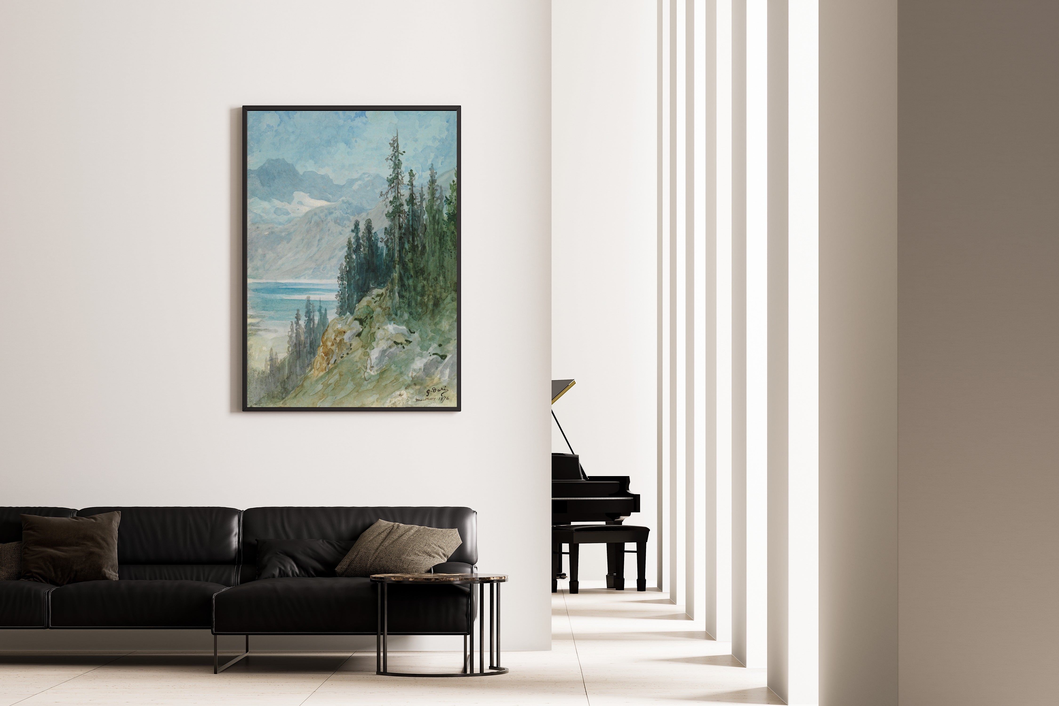 Gustave Doré — View over Lake Geneva at Montreux | Fine Art Print