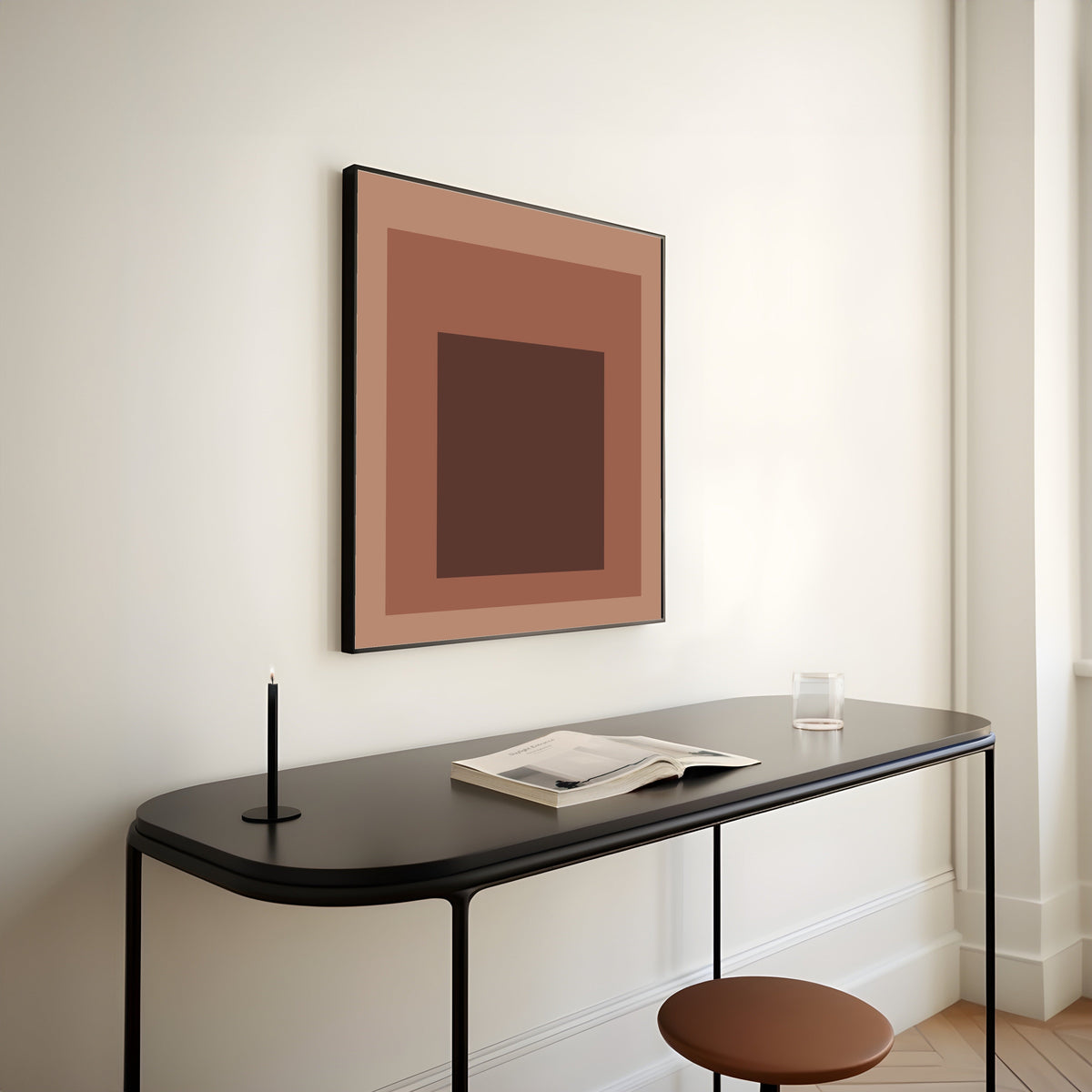 Bookish — Homage to the Square | Mid-Century Modern Art Print - 9ArtPrints