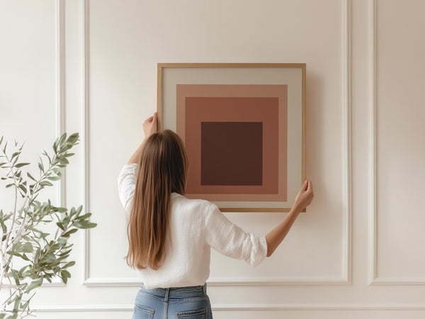 Bookish — Homage to the Square | Mid-Century Modern Art Print