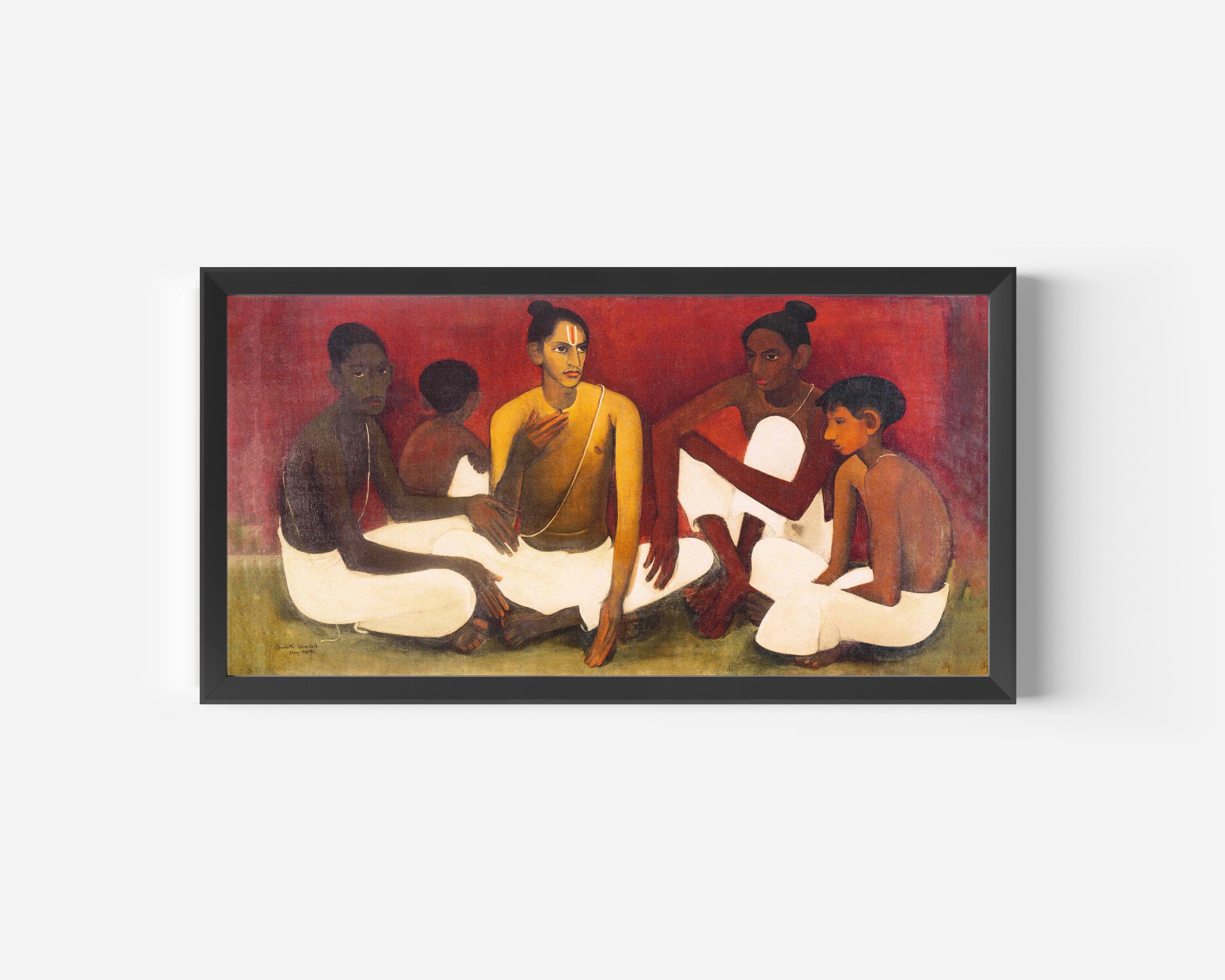 Amrita Sher-Gil — Brahmacharis | Fine Art Giclée Print